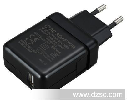 供應5v 5w 可轉換多國插頭usb接口開關電源適配器